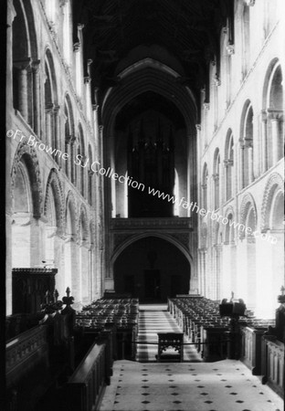 NAVE FROM ALTAR